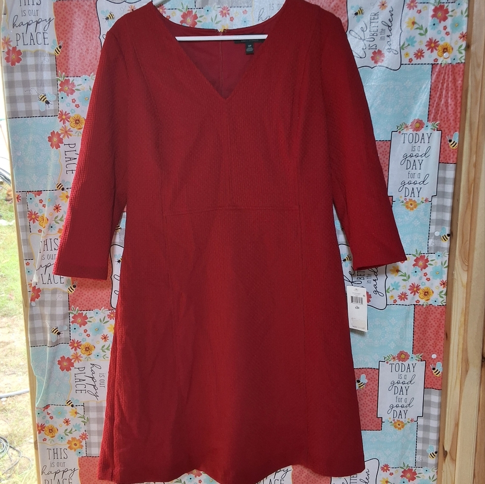 NWT RALPH LAUREN 3/4 SLEEVE COCKTAIL DRESS